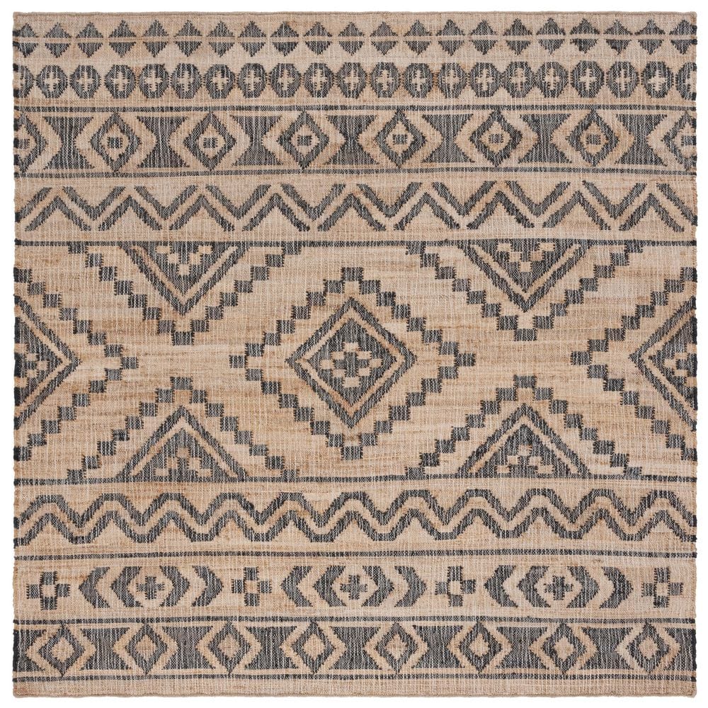 Safavieh Natural Fiber Bellport 10 x 14 Jute Natural Indoor Solid Coastal  Area Rug