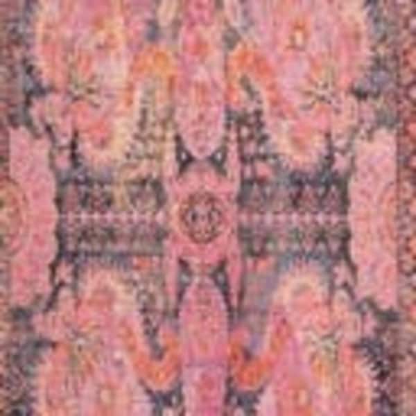 Mangata Mona Pink 2 ft. 7 in. x 13 ft. Runner Machine Washable Area Rug