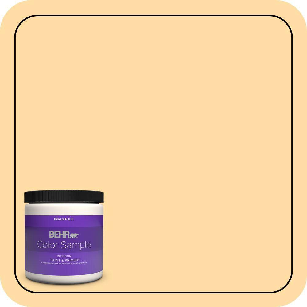 8 oz. #300A-3 Melted Butter Eggshell Enamel Interior Paint & Primer Color Sample price history on PriceWatchPro