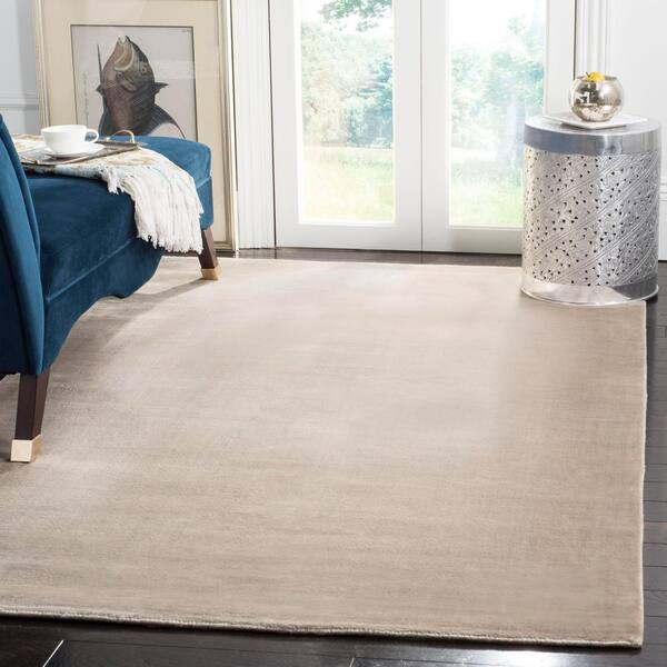 Mirage 4 ft. x 6 ft. Silver Ombre Area Rug