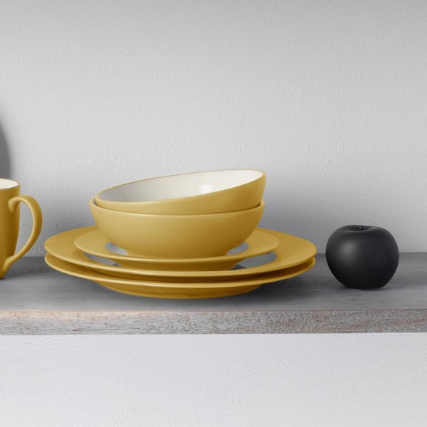 Noritake Colorwave Mustard 7 in., 22 fl. Oz. (Yellow) Stoneware