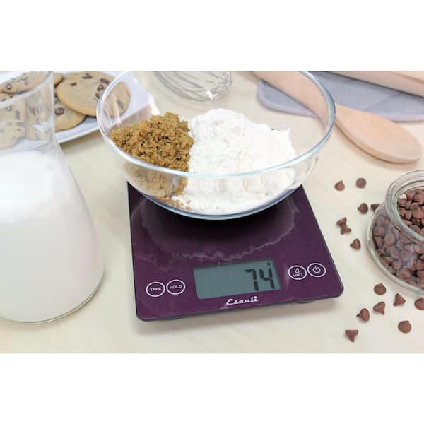 Escali Silver Nutro Digital Food Scale SQ157S - The Home Depot