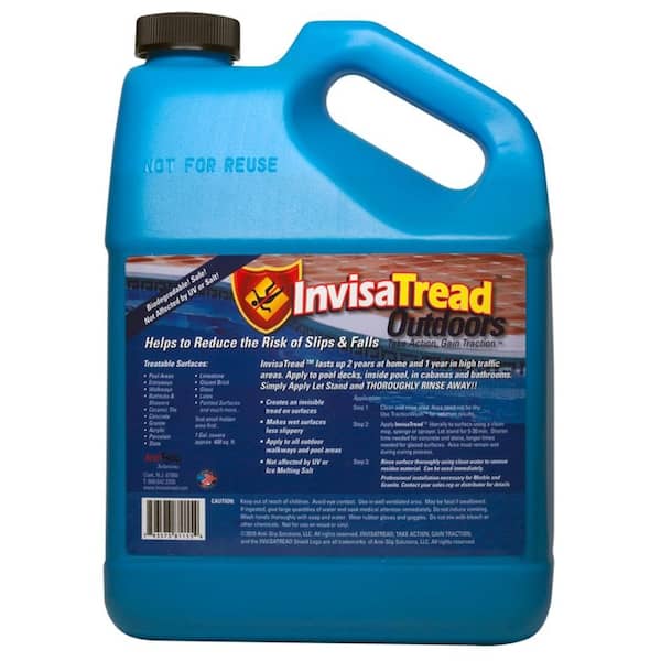 InvisaTread 1 Gal. Slip Resistant Treatment for Tile and Stone Outdoors