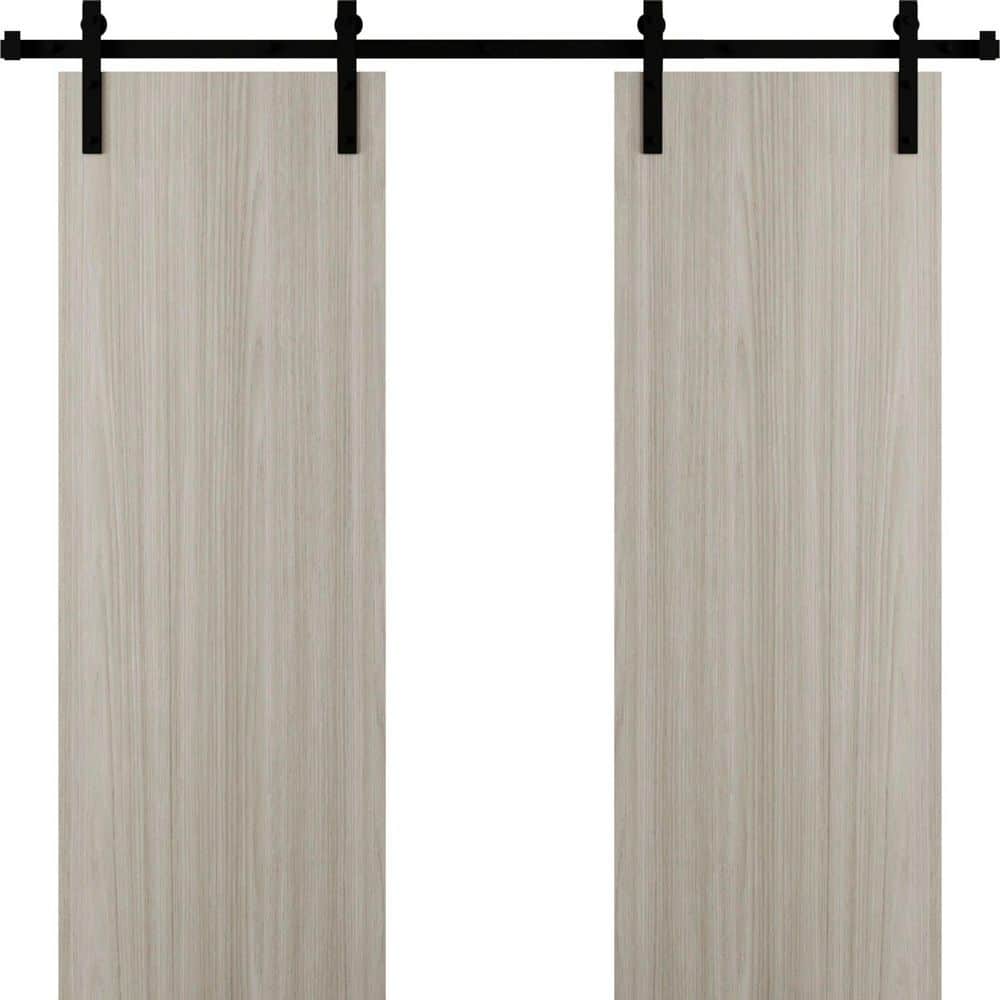 3011 84 in. x 84 in. Sold Core Oak Franko Color Wood Sliding Barn Door with Hardware Kit price history on PriceWatchPro