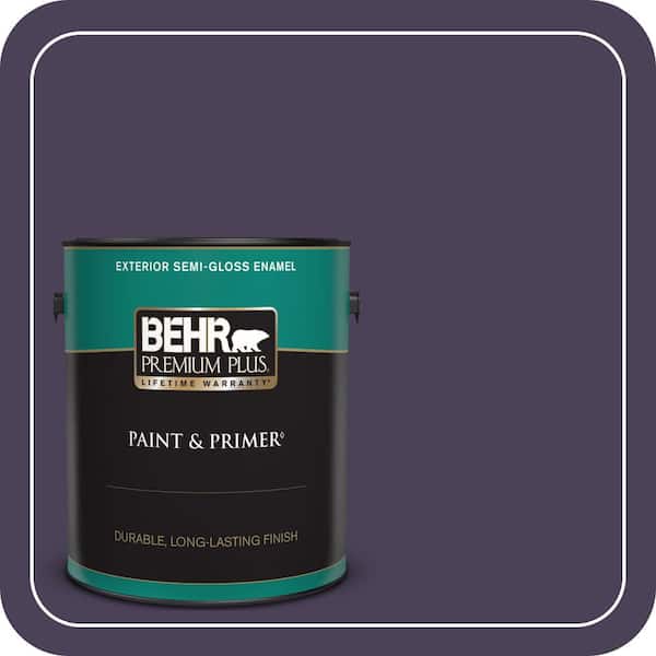 BEHR PREMIUM PLUS 1 gal. Home Decorators Collection #HDC-CL-06 Sovereign Semi-Gloss Enamel Exterior Paint & Primer