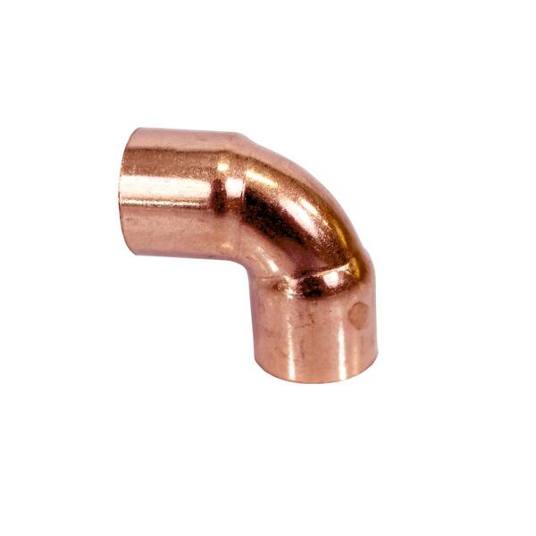25 3/4" C x 1/2" C 90-Degree Reducing Copper Elbows 