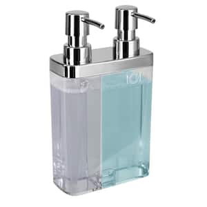 Dual Pump Soap and Lotion Dispenser in Clear