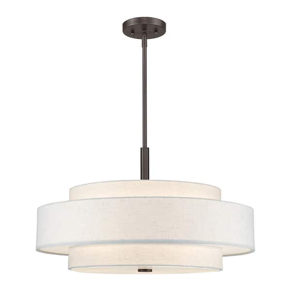 Somerhill 5 Light English Bronze Pendant