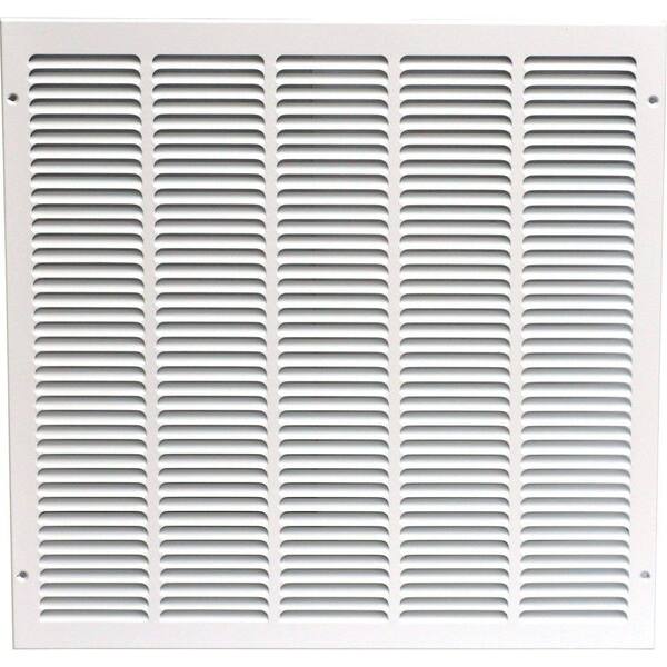 SPEEDI-GRILLE 20 in. x 20 in. Return Air Vent Grille, White with Fixed Blades