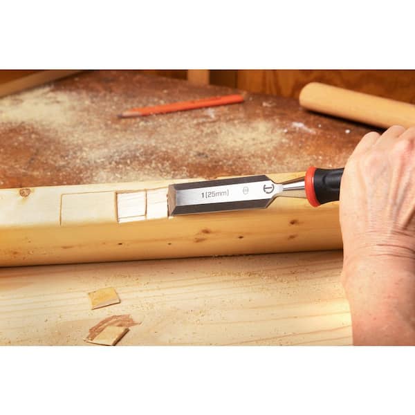 Crescent 1 in. Wood Chisel with Grip and Striking End Cap CWCH10