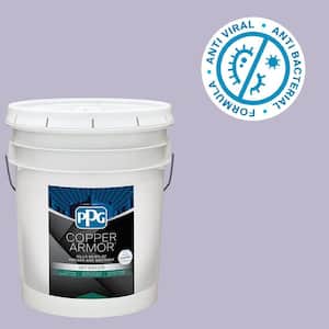 5 gal. PPG1175-4 Wild Lilac Eggshell Antiviral and Antibacterial Interior Paint with Primer