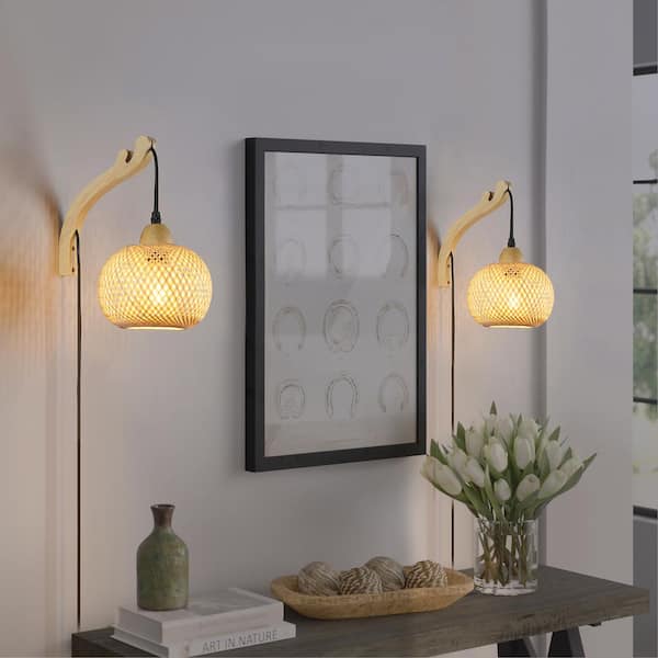 Wall light bedroom light reading lamp extendable beige plug connection, ETC Shop: lamps, furniture, technology, household. All from one source.