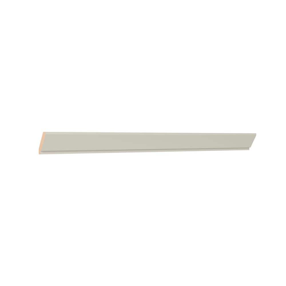 Designer Series 3 in. W x 96 in. H x 0.625 in. D Transitional Crown Molding in Cloud