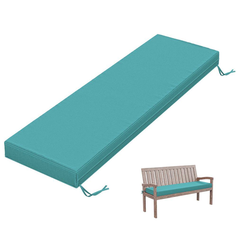 42 in. x 18 in. x 3.5 in. Rectangular Outdoor Porch Swing Bench Cushion Lake price history on PriceWatchPro