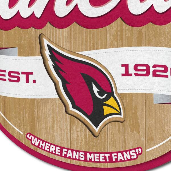 Official Arizona Cardinals Wall Decor Home & Office Wall Sign