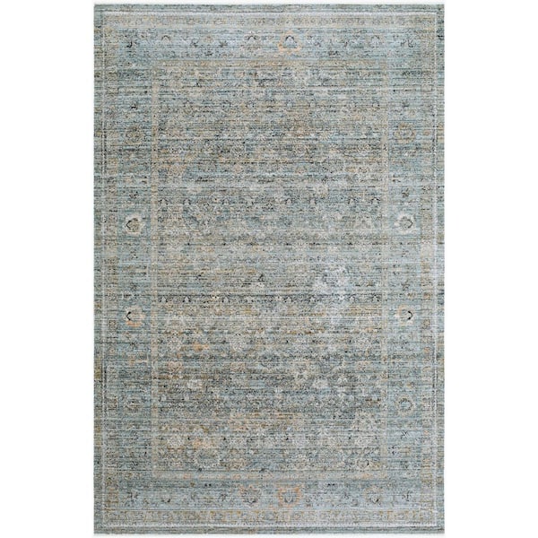 Galey Alix Neiland 2 ft. L x 2 ft. W Indoor/Outdoor Machine Woven Rug, Charcoal