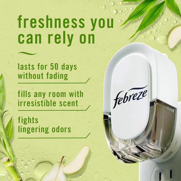 Plug 0.87 oz. Light Bamboo Scent Automatic Air Freshener Refill (3-Count)