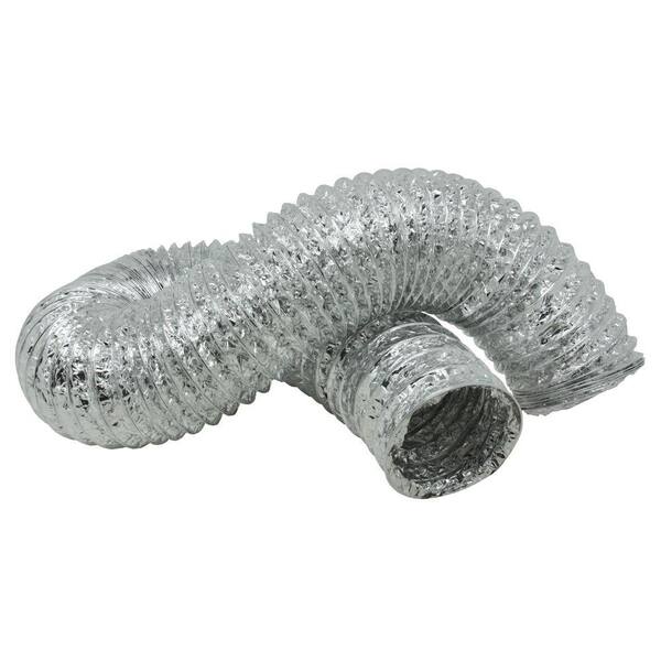 Hydroponics Organic 25 ft. L x 4 in. D Non-Insulated Ducting