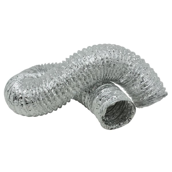 Hydroponics Organic 25 ft. L x 6 in. D Non-Insulated Ducting
