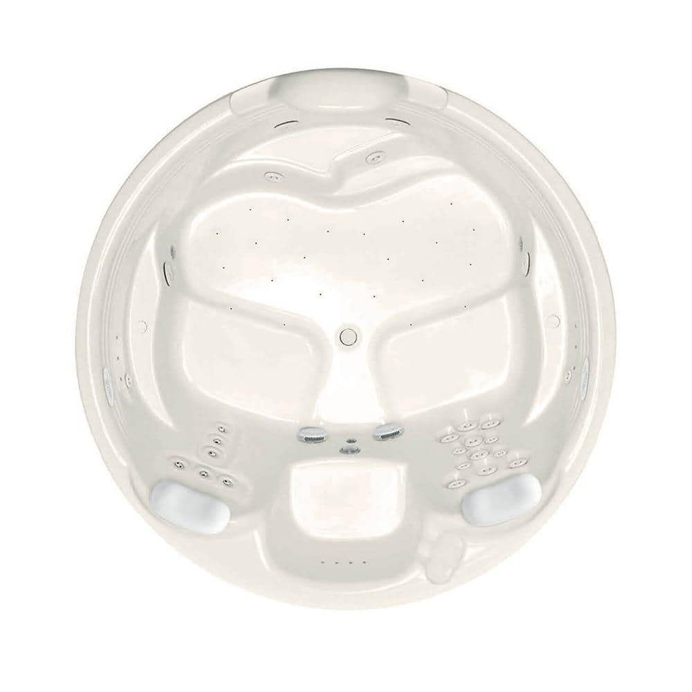 Millennium 9- 72 in. Acrylic Round Drop-In Air Bath/ Whirlpool Bathtub with