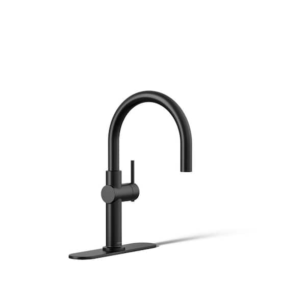 Crue Single-Handle Bar Faucet in Matte Black