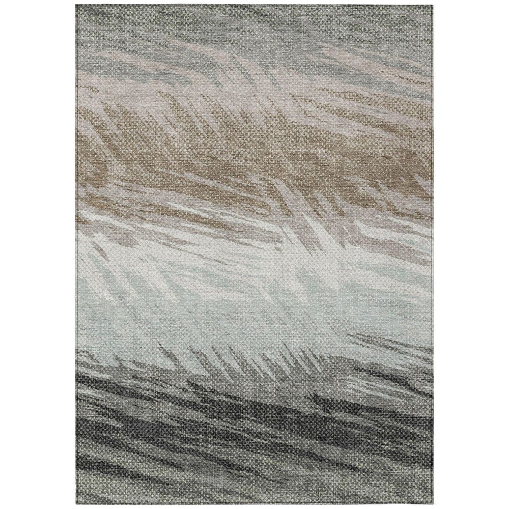 Chantille Machine Washable Indoor/Outdoor Abstract ACN2272 Brown 2 ft. 6 in. x 3 ft. 10 in. Area Rug price history on PriceWatchPro