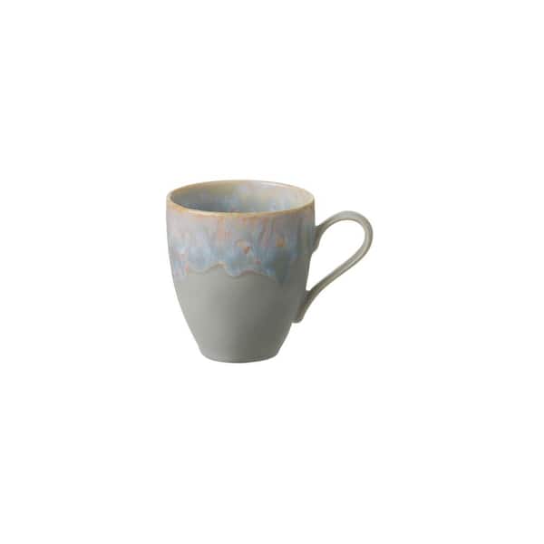 CASAFINA Taormina 14 oz. Grey Stoneware Mug (Set of 6)