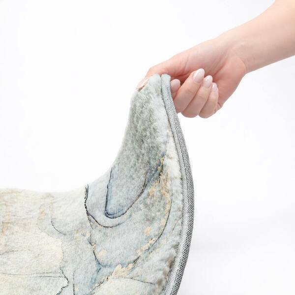 Dream Shag Premium Machine Washable Abstract ADS523 Sky 2 ft. x 7 ft. Runner Rug