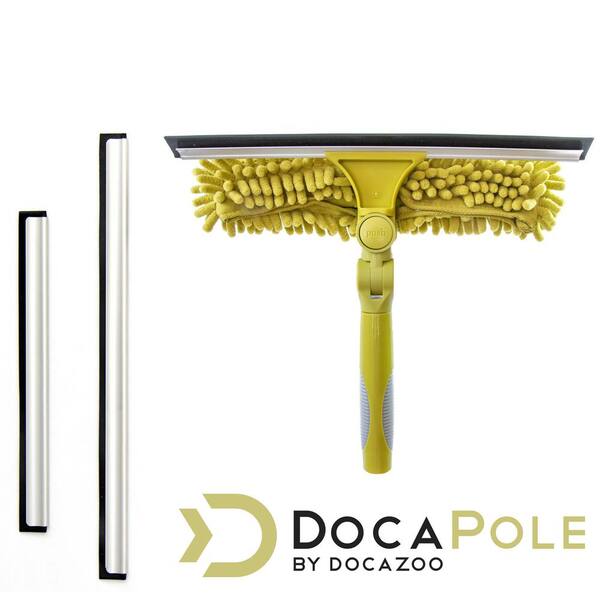 Docazoo DocaPole 7-30 Foot Hard Bristle Brush Extension Pole