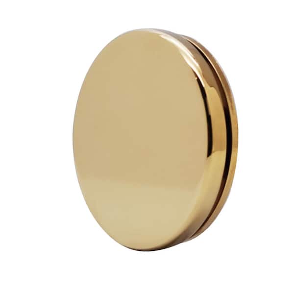 Westbrass Illusionary Overflow Faceplate Cover, Polished Brass