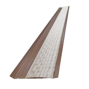 4 ft. x 5 in. Clean Mesh Brown Aluminum Gutter Guard (25-per carton)