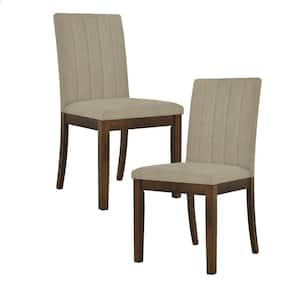 Everly Taupe Dining Chair Set of 2