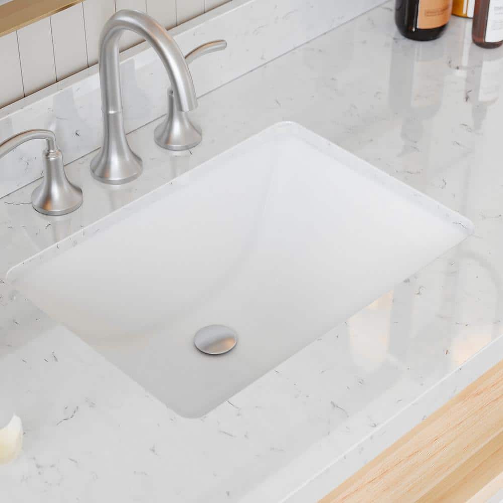 Monroe 60" White Single Sink Bathroom Vanity with Carrara Quartz Top
