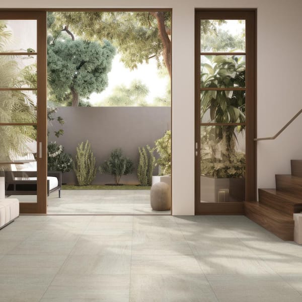 MSI Living Style Cream 2 cm. x 24 in. x 24 in. Matte Porcelain Stone Look Paver (256 sq. ft./Pallet)