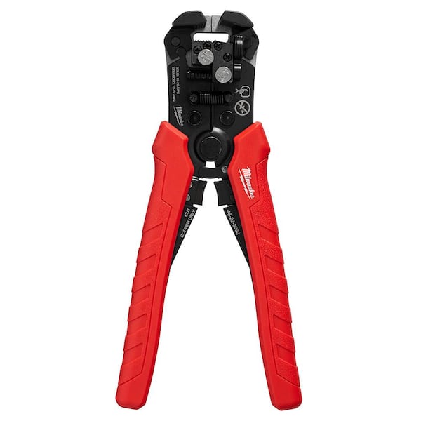 Milwaukee Self-Adjusting Wire Stripper/Cutter with Comfort Grip 48 