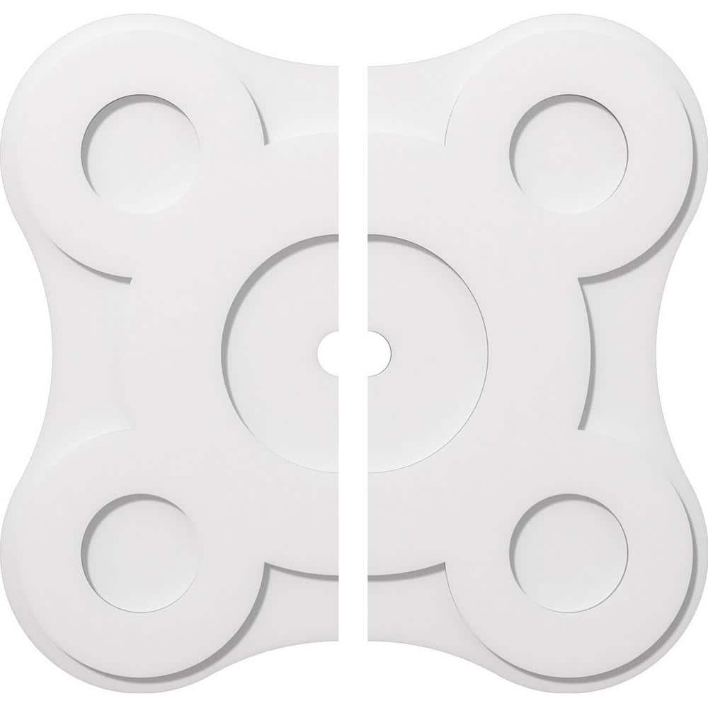 1 in. P X 10-1/2 in. C X 30 in. OD X 2 in. ID Luna Architectural Grade PVC Contemporary Ceiling Medallion, Two Piece price history on PriceWatchPro