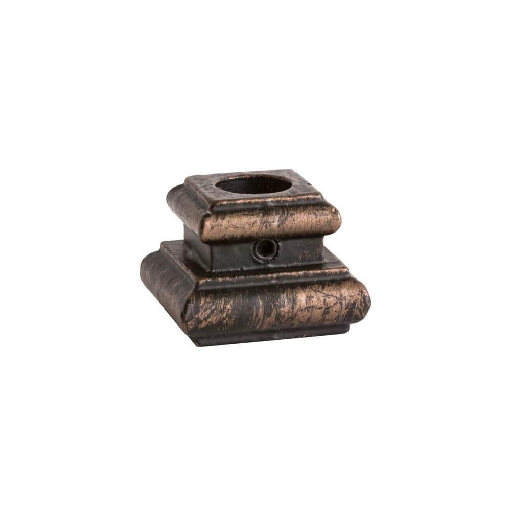 Round Hole 1.25 in. Cast Iron Level Shoe Baluster Shoe Oil Rubbed Bronze price history on PriceWatchPro