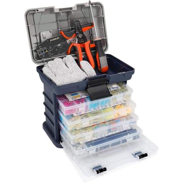 Portable Automotive Electrical Tool Kit Set with Wire Connectors Terminals with Crimper