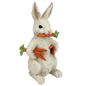 12.5 in. H Carotene the Bunny Rabbit Garden Statue