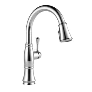 Cassidy Single-Handle Pull-Down Sprayer Kitchen Faucet in Lumicoat Chrome