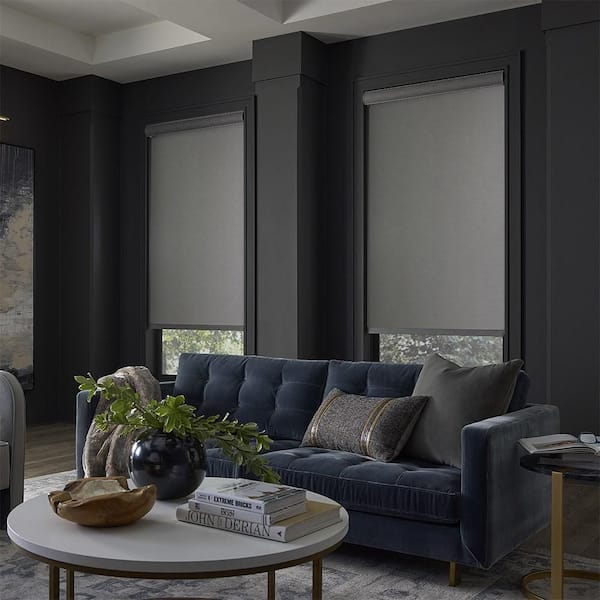 No Drill Blackout Roller Shades