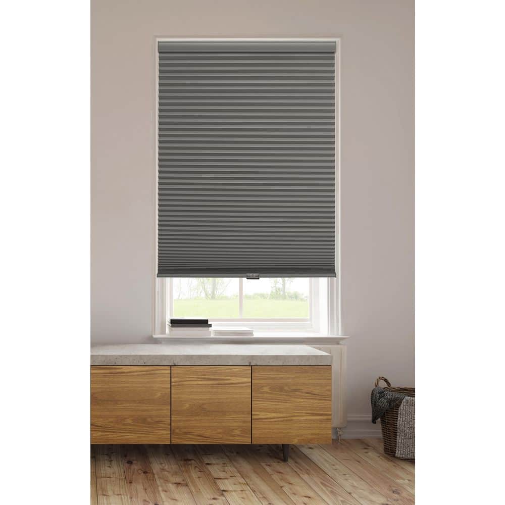 Gray Cordless Polyester 9/16 in. Posh Cellular Shade Blackout 48 in. W x 72 in. L price history on PriceWatchPro