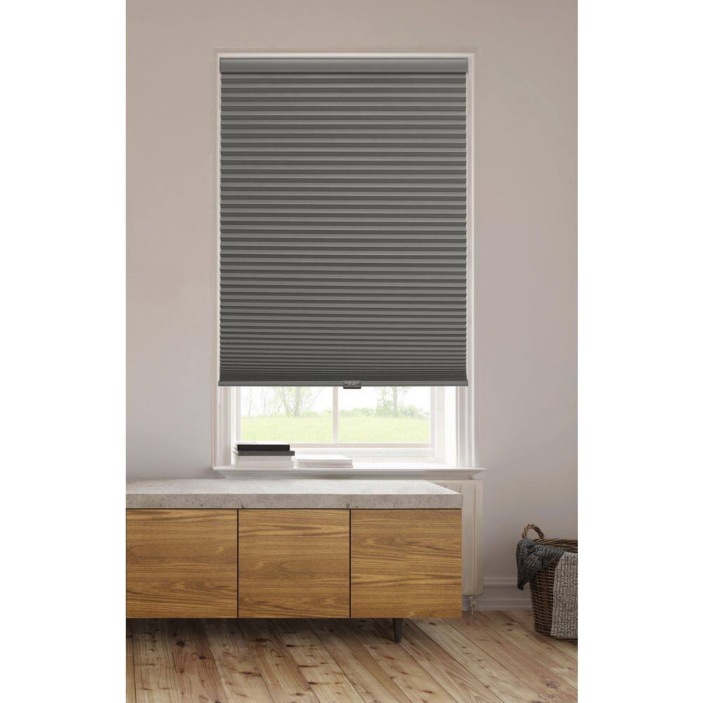 Gray Cordless Polyester 9/16 in. Posh Cellular Shade Blackout 50 in. W x 72 in. L price history on PriceWatchPro