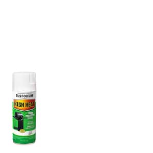 12 oz. High Heat Flat White Spray Paint (6-Pack)