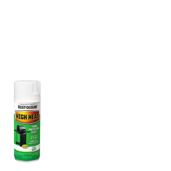 Rust-Oleum Specialty 12 oz. High Heat Flat White Spray Paint (6-Pack)