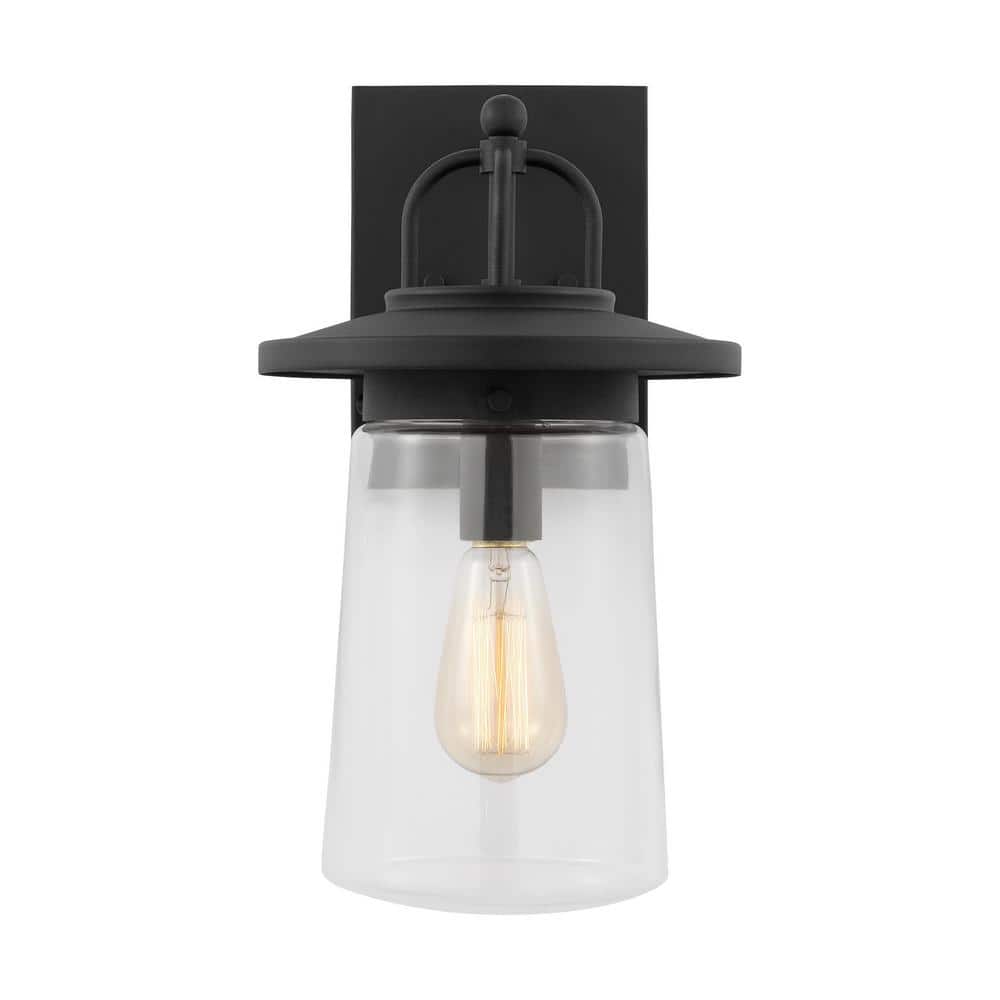 Generation Lighting Tybee Medium 1-Light Black Hardwired