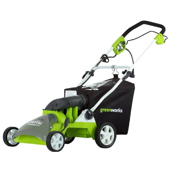 Green Works 16 in. 14 amp Corded Lawn Vac-DISCONTINUED