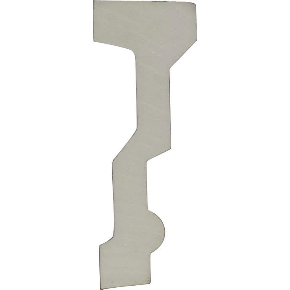 Gray Polyurethane Crown Panel Moulding 94.5" Length