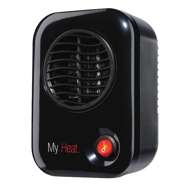 MyHeat 200-Watt Electric Portable Personal Space Heater, Black
