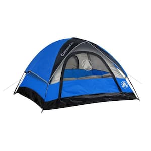 6 ft. x 5 ft. 1-2 Person 3 Season Dome Tent Waterproof and UV Resistant Fabric Carry Bag Included